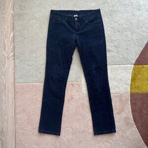 J. Crew Navy Corduroy City Fit Pants Women's 28 Regular